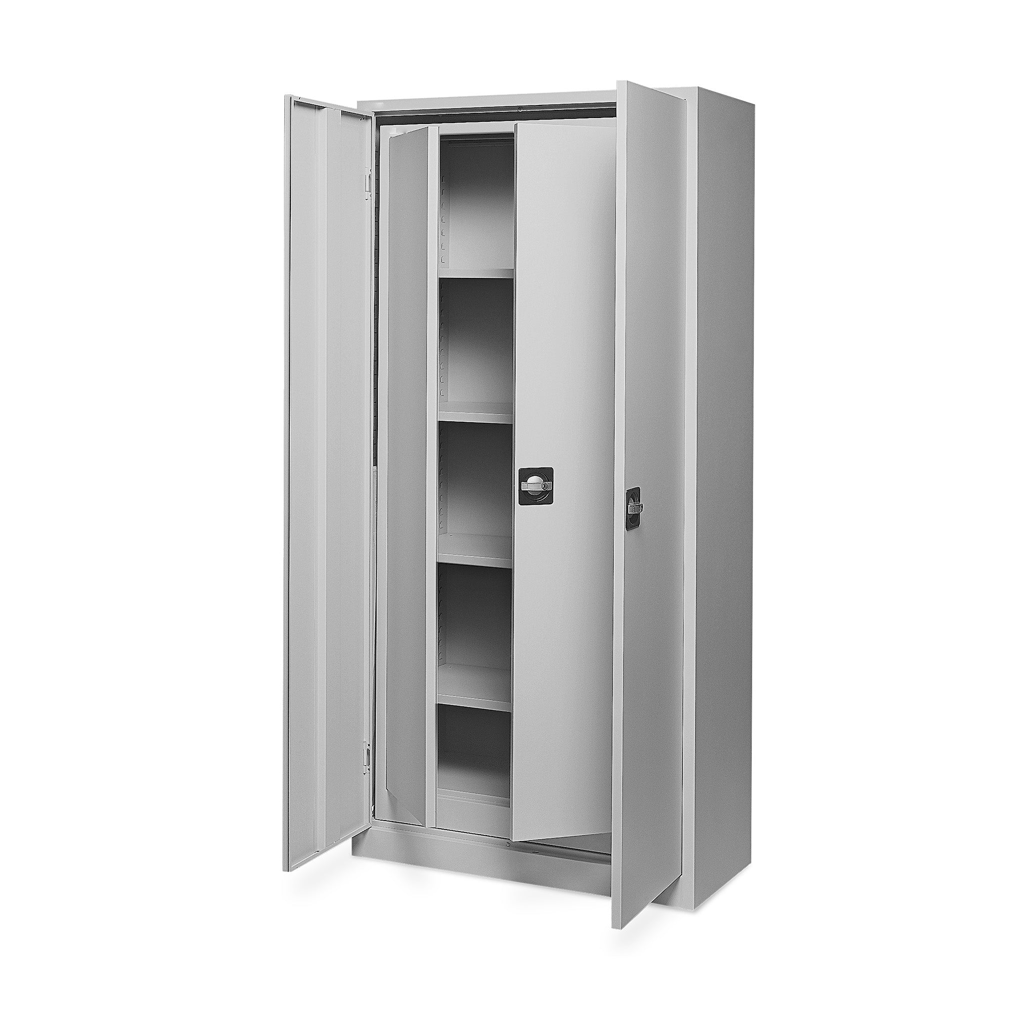 Aktenschrank-Set "SET-2 in 1" - Korpus Lichtgrau