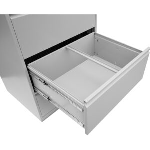 Hängeregistraturschrank (2-Bahnen – 3 Schübe) | Lichtgrau