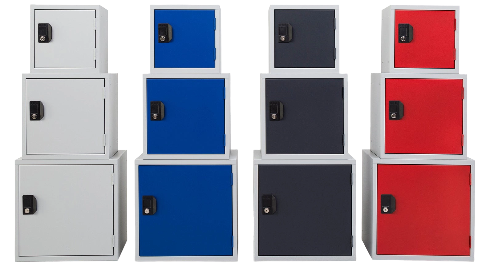 Schliessfäncher in unterschiedlichen Farben