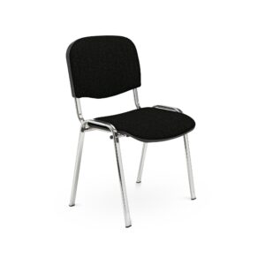 Besucherstuhl mit schwarzes Polster