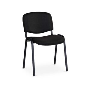 Besucherstuhl – Gestell in Schwarz (Verschiedene Polster)