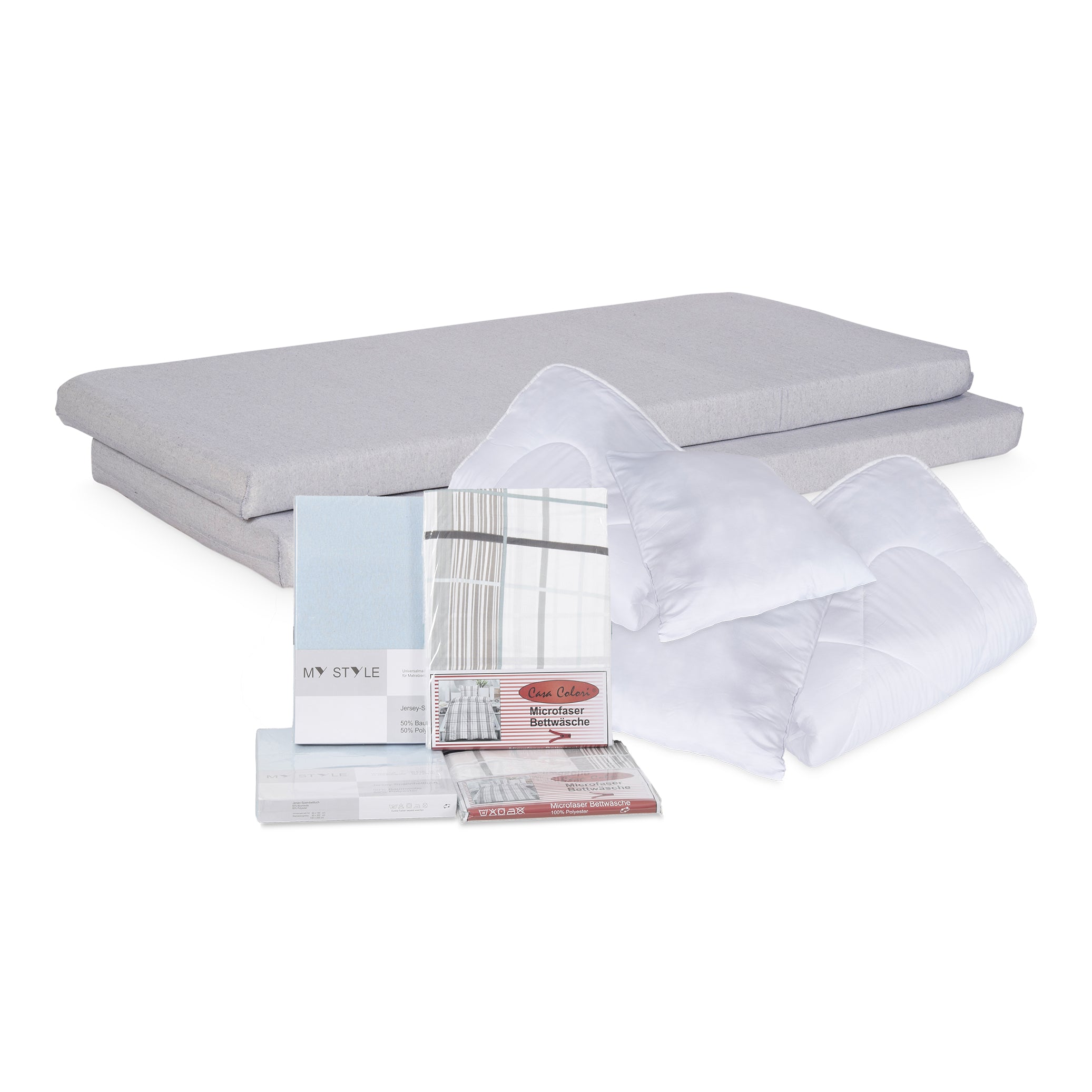 SET| Bettsachen für 2 Personen – Für Betten 2000 x 900 mm